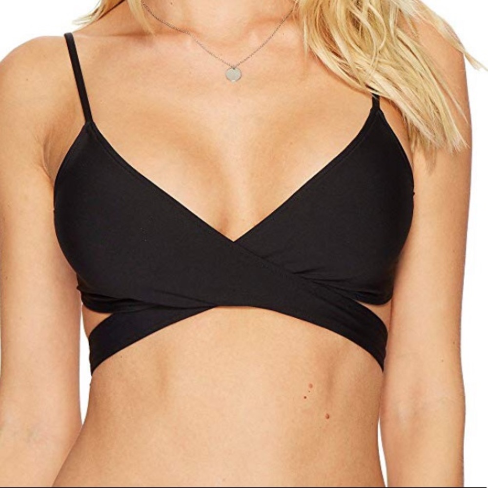 L space “Chloe” wrap bikini top